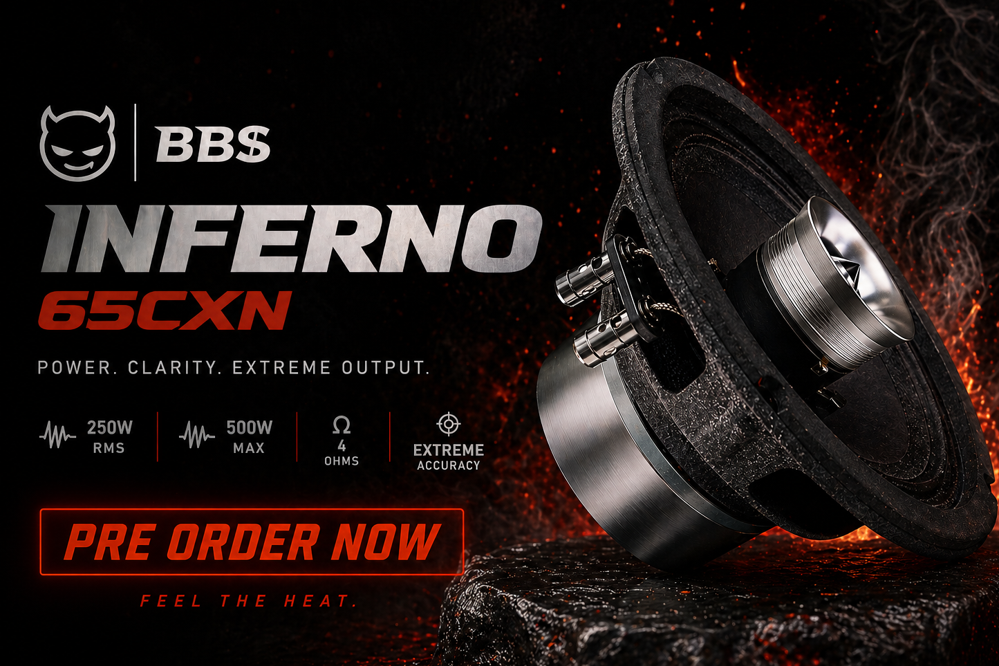 BBS INFERNO 65CXN PAIR (PRE-ORDER)