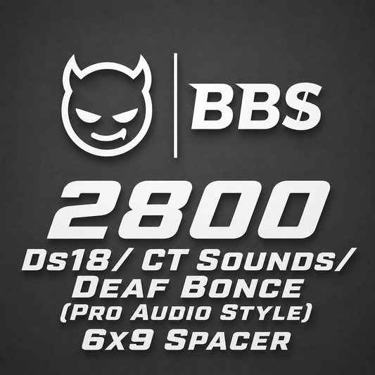 2800 Pro Audio Style 6x9 Spacer