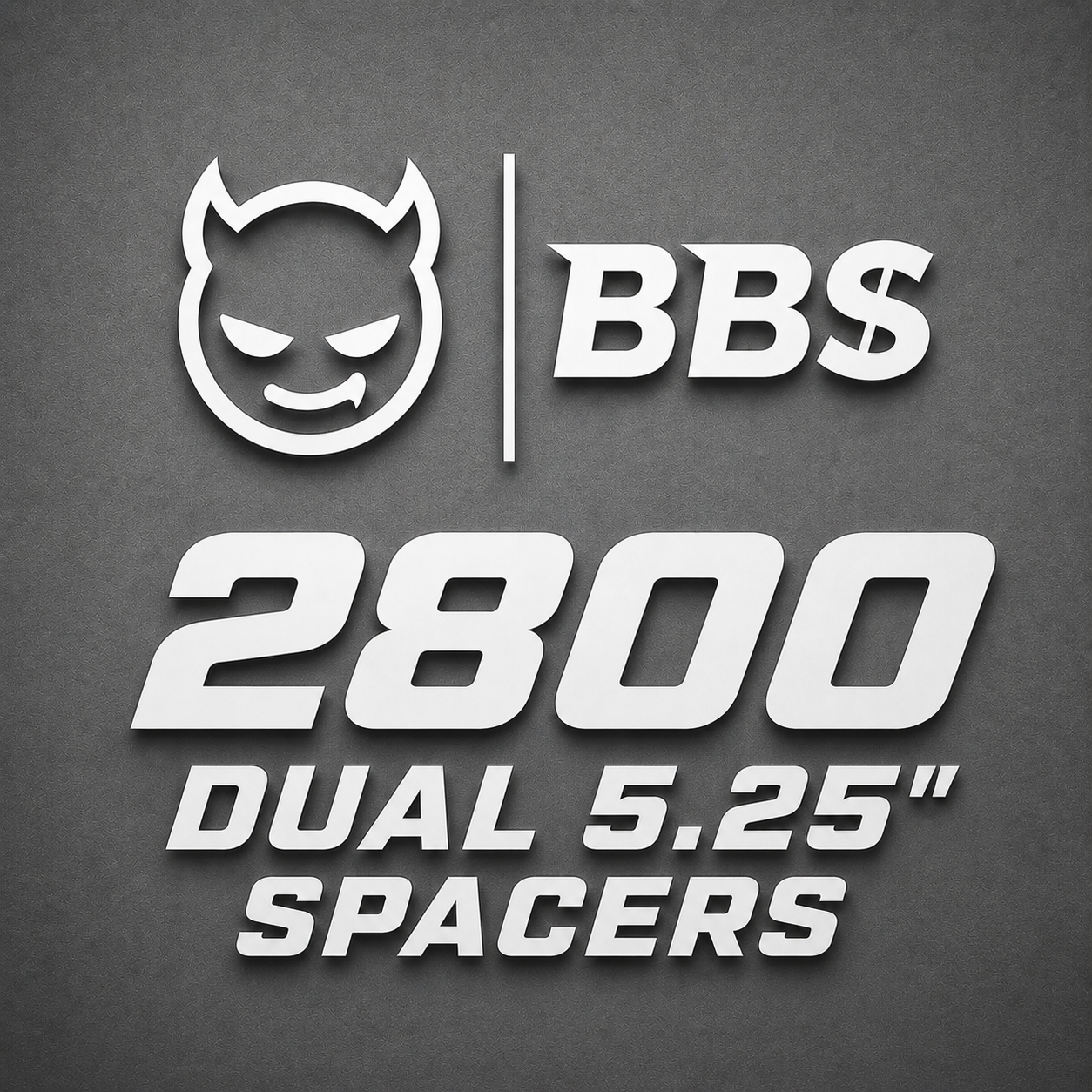 2800 Dual 5.25" Spacers