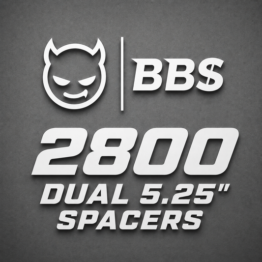 2800 Dual 5.25" Spacers